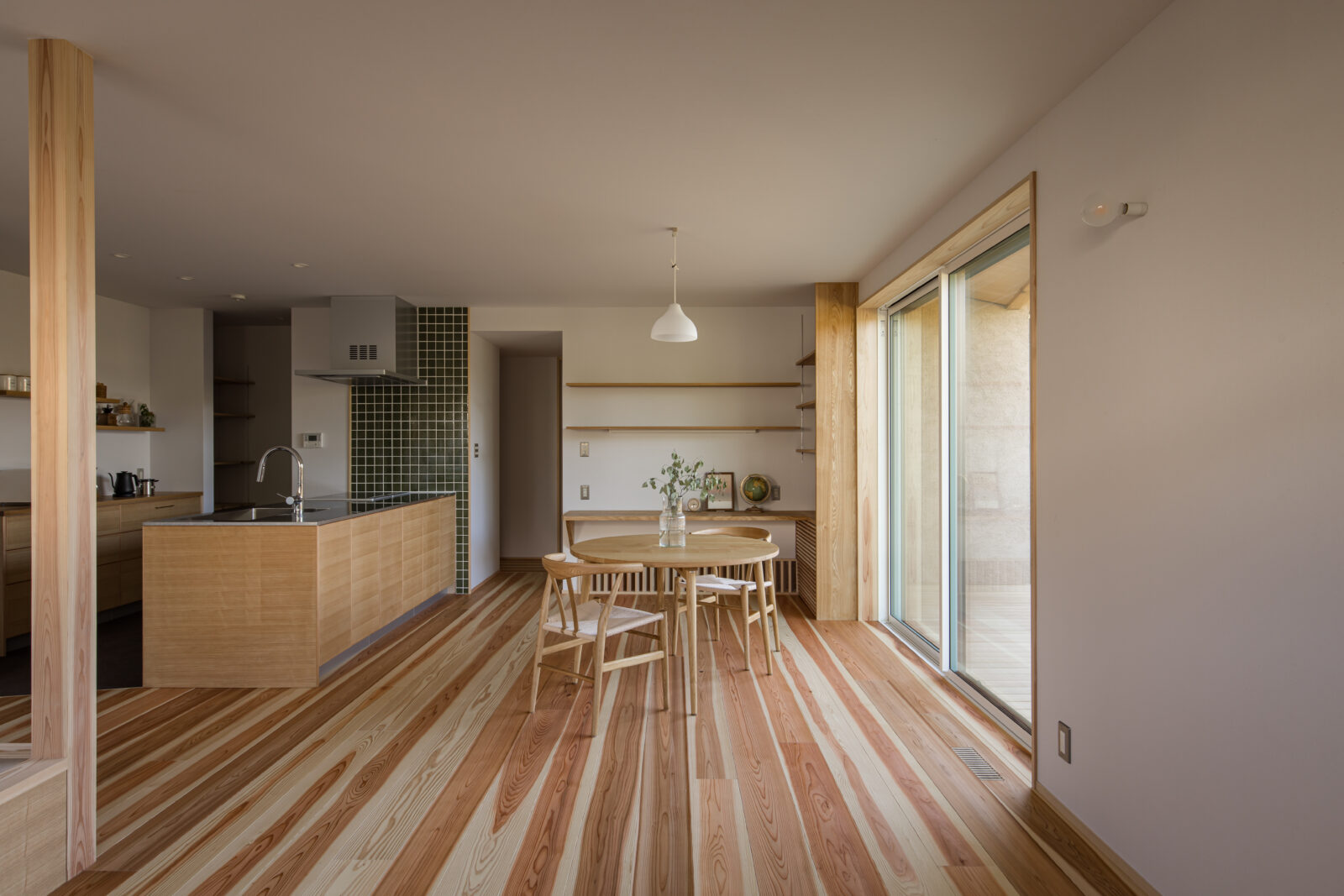 スタディースペースがあるLDK空間