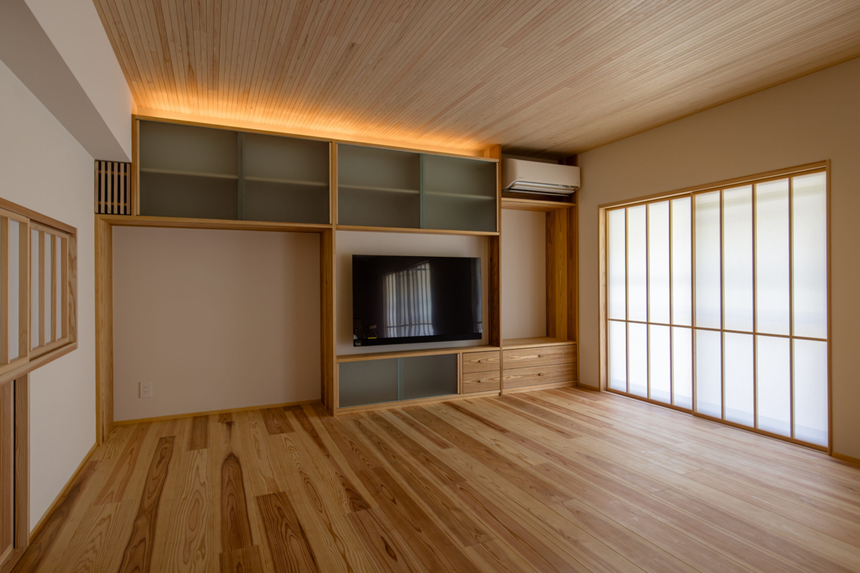 おしゃれな造作テレビボード